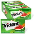 thumbnail image 1 of Trident Watermelon Twist Sugar Free Gum, 12 Packs Of 14 Pieces (168 Total Pieces), 1 of 3