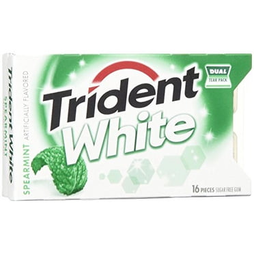 Trident White Spearmint Sugar Free Gum - 6 Bottles, | Ubuy Australia