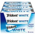 thumbnail image 1 of Trident White Peppermint Sugar Free Gum, 16 Count (Pack of 9), 1 of 5