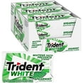thumbnail image 1 of Trident White Spearmint Sugar Free Gum, 9 Pack Of 16 Pieces (144 Total Pieces), 1 of 3