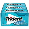 thumbnail image 1 of Trident Wintergreen Sugar Free Gum, 12 Packs of 14 Pieces (168 Total Pieces), 1 of 3