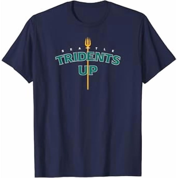 Tridents Up - Seattle Baseball T-Shirt