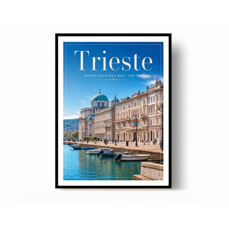 Trieste Travel Poster Print Italy Poster Wall Decor