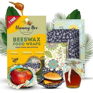 Bees Wax Wraps Reusable Food Wraps Kit For Packing 3Pcs Zero Waste