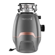 Trifecte 3/4HP Garbage Disposal, 3800RPM DC Motor Continuous Feed Food Waste Disposal with Power Cord