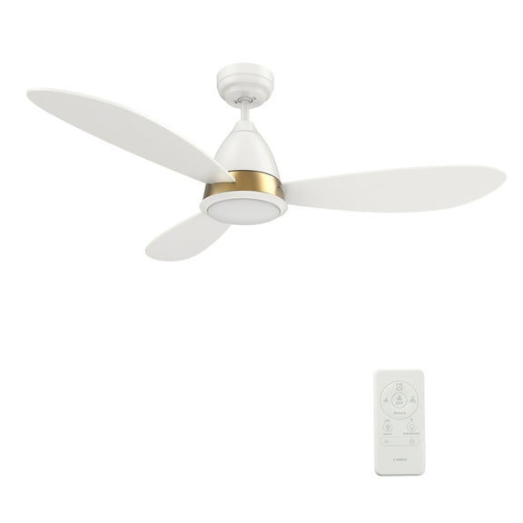 Trifecte 52" Silent Smart DC Ceiling Fan with Light