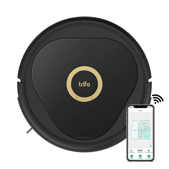 Trifo Lucy AI Home Robot Vacuum with 1080p Full HD Day & Night Vision, Video Recording, Smart Navigation and Mapping, Super Powerful, 3000Pa Suction, Obstacle Avoidance Down to 1", No-go Zones, Pet Hair