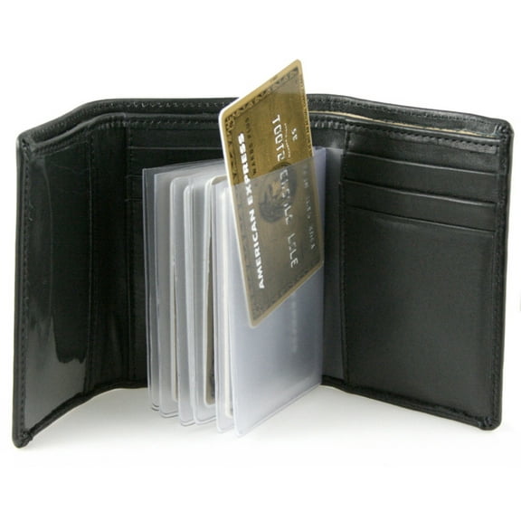 Trifold 6 Page Top Loading Wallet Insert