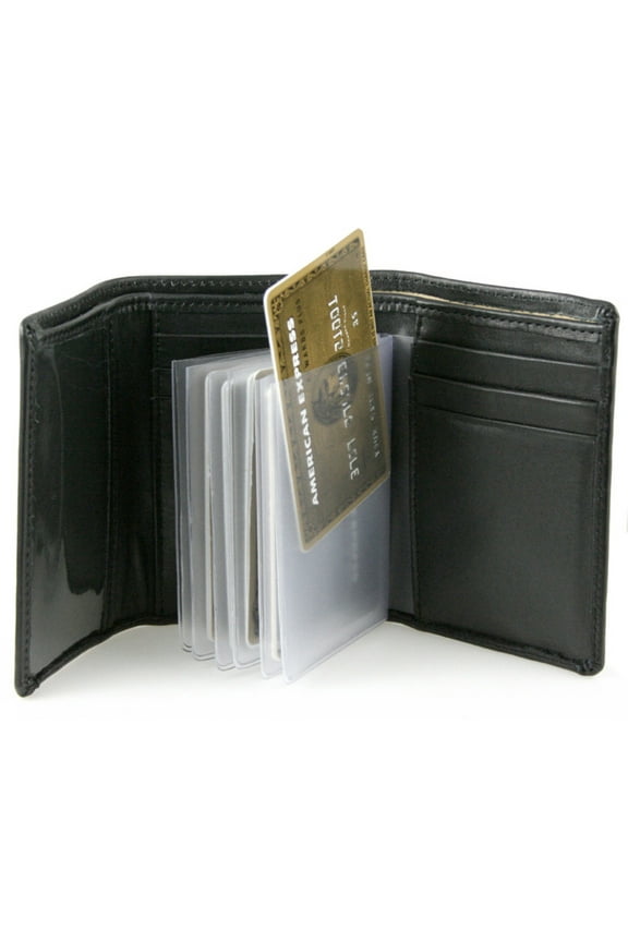 Trifold 6 Page Top Loading Wallet Insert