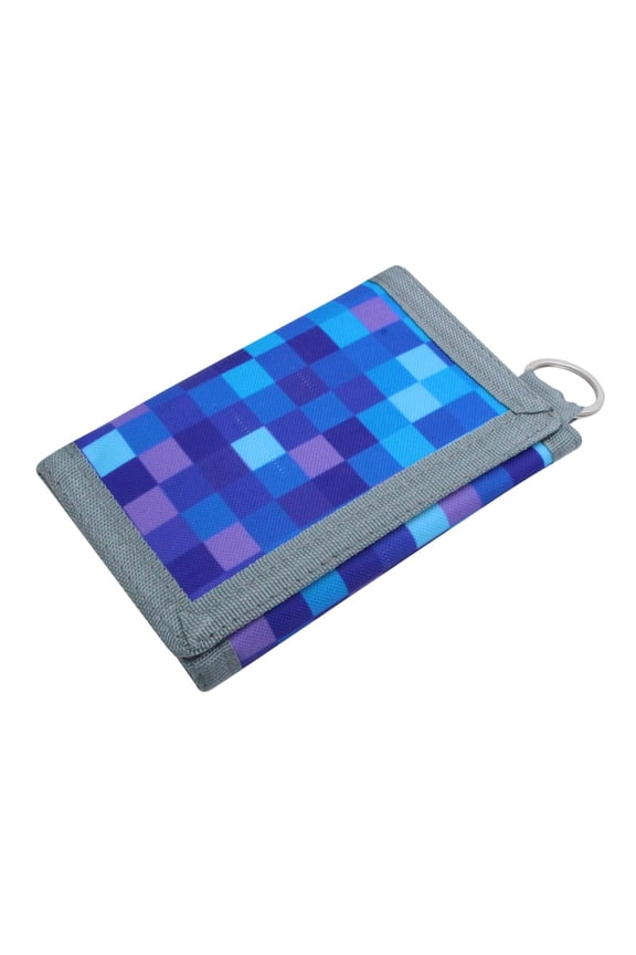 Trifold Canvas Outdoor Sports Wallet - Front Pocket Wallet with Magic Sticker, camouflage, Small, Novelty