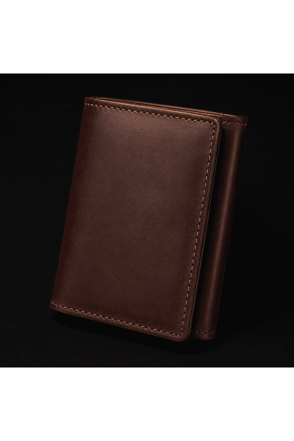 Trifold Leather Wallet For Men Rfid Blocking - Mens With 12 Card Slots Giftn Flag Red