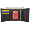 thumbnail image 1 of Trifold Leather Wallet W/ Zippered Pockets & ID Window 1655, 1 of 19