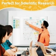 Trifold Poster Board 36x48, 2 Pack White Extra Large Corrugated Display Board Foldable Board for School Projects, Science Fair, Business Presentations, Photo Displays, Graduation Exhibitions