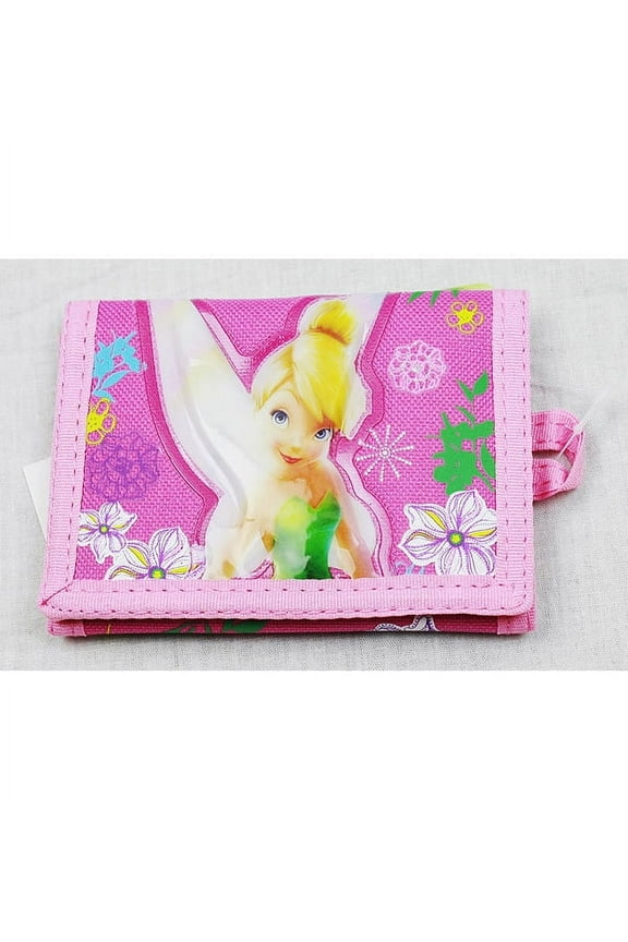 Trifold Wallet - Disney - Tinkerbell - Pink New Gift Toys Licensed a01547