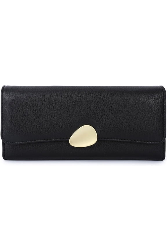 Trifold Wallet Women, Clutch Wallet with PU Leather Zip Pocket Large Capacity Ideal Accessory for Gifts, Everyday Life and Business Occasions(khaki)