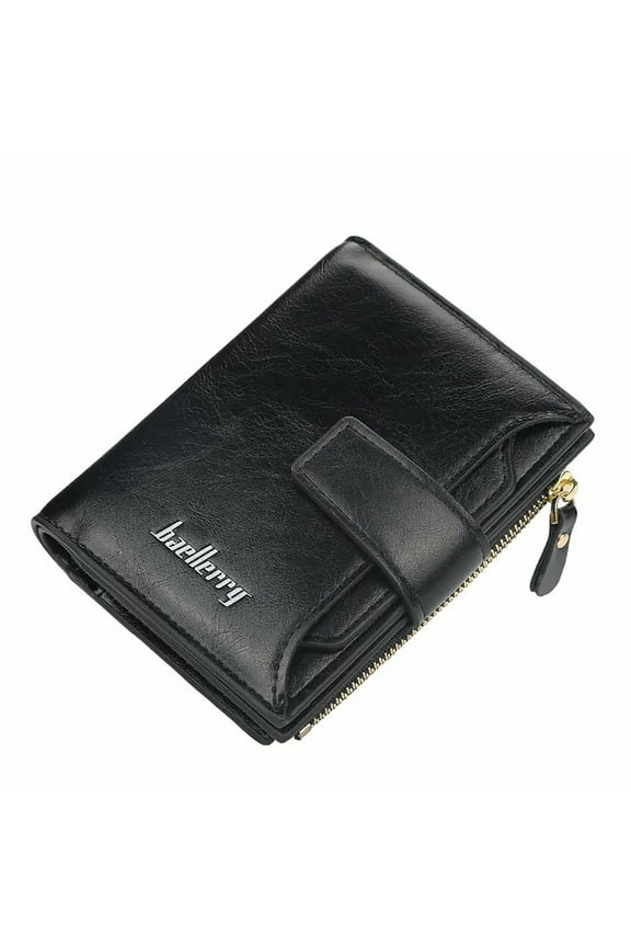 Trifold Wallet with RFID Blocking, Genuine Leather Multifunctional Purse for Women and Men