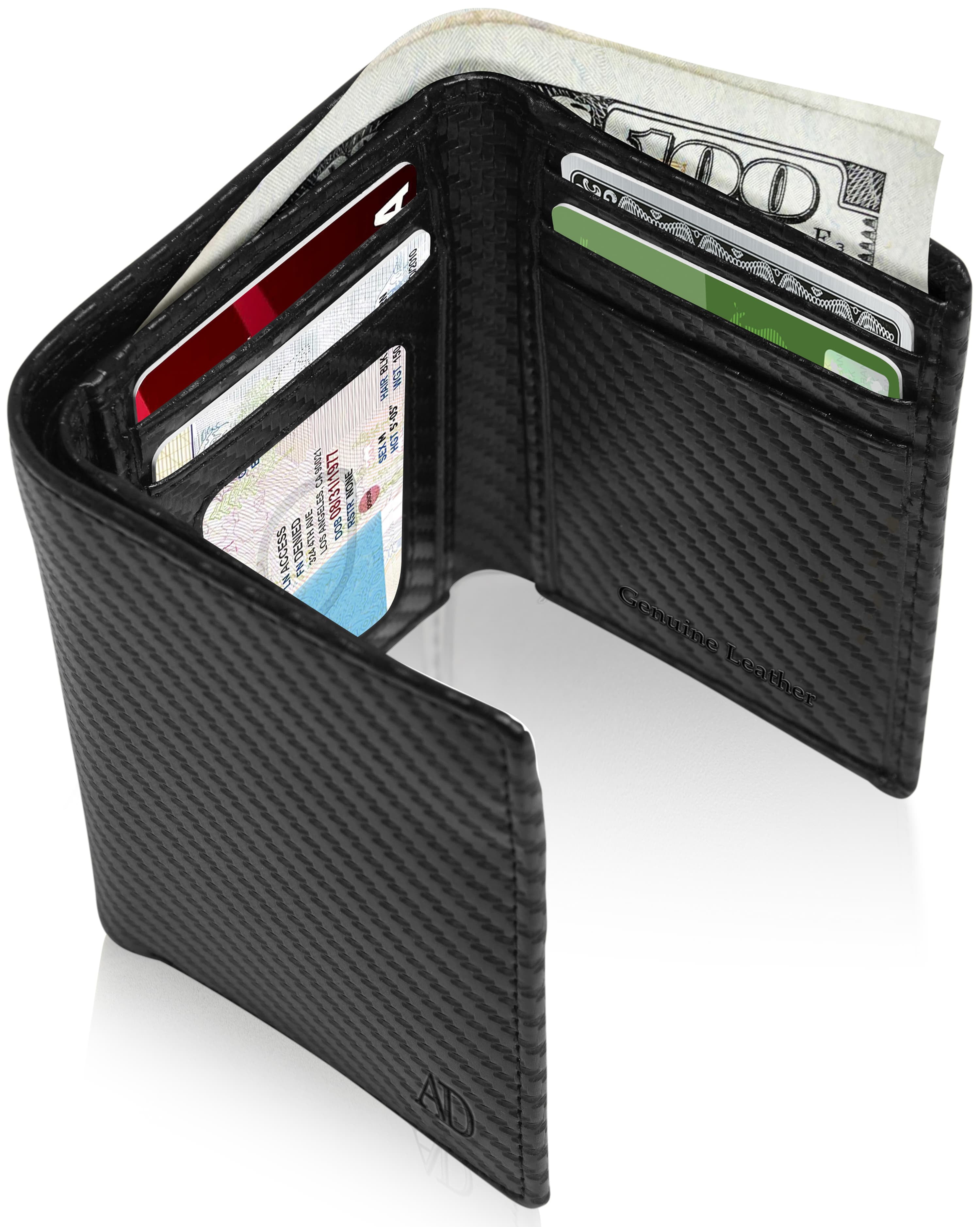 Mens Wallet -Minimalist Leather Wallets,Best Gift for your son on  Birthday,Christmas Day. (1 PIECE) 