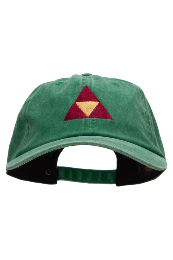 Triforce Embroidered Unstructured Cotton Cap - Kelly Green OSFM