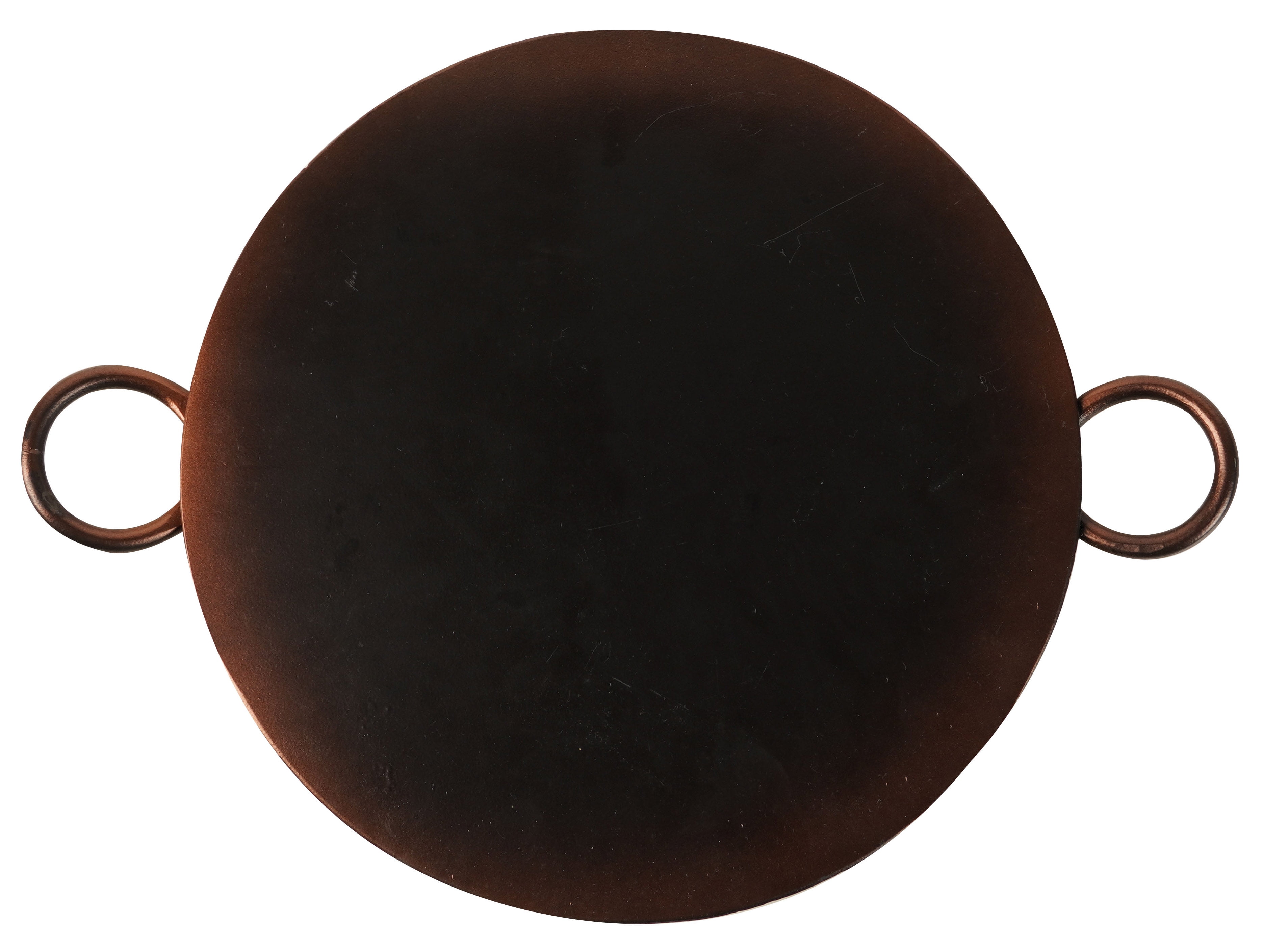 Trifri Chapati Tava Round Griddle 11.5" Concave Non,Stick Roti Tawa Induction Stove Dosa Pan Cookware