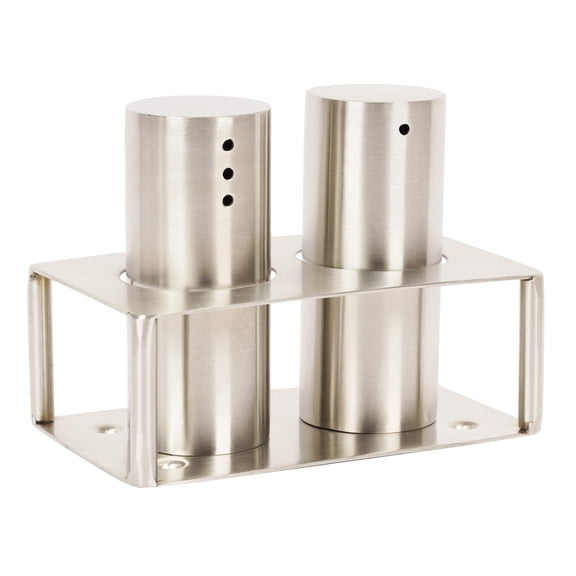 Trifri Salt And Pepper Shaker Set Modern Kitchen 2 Pieces Table Dcor Spice Sprinkler Stainless Steel Refillable Spice Dispenser Sifter Set For Seasoning