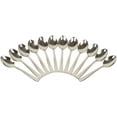 thumbnail image 1 of Trifri Stainless Steel Spoons Dishwasher Safe Long Handle Teaspoon Cutlery Set Of 12 Flatware Dessert Spoons For Dining Table Dcor, 1 of 6