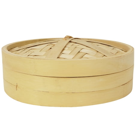 TrifriBambooSteamerBasket Chinese Handmade Cookware Healthy Food PrepSteamingBaskets For Dumpling Rice