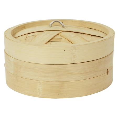 TrifriBambooSteamerBasket Chinese Handmade Cookware Healthy Food PrepSteamingBaskets For Dumpling Rice