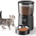 Trifuns Automatic Cat Feeder, 4L Cat Food Dispenser Control 16 Meals
