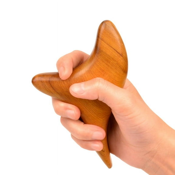Trigeminal Body Massager Neck Shiatsu Reflexology Wooden for Blood Circulation