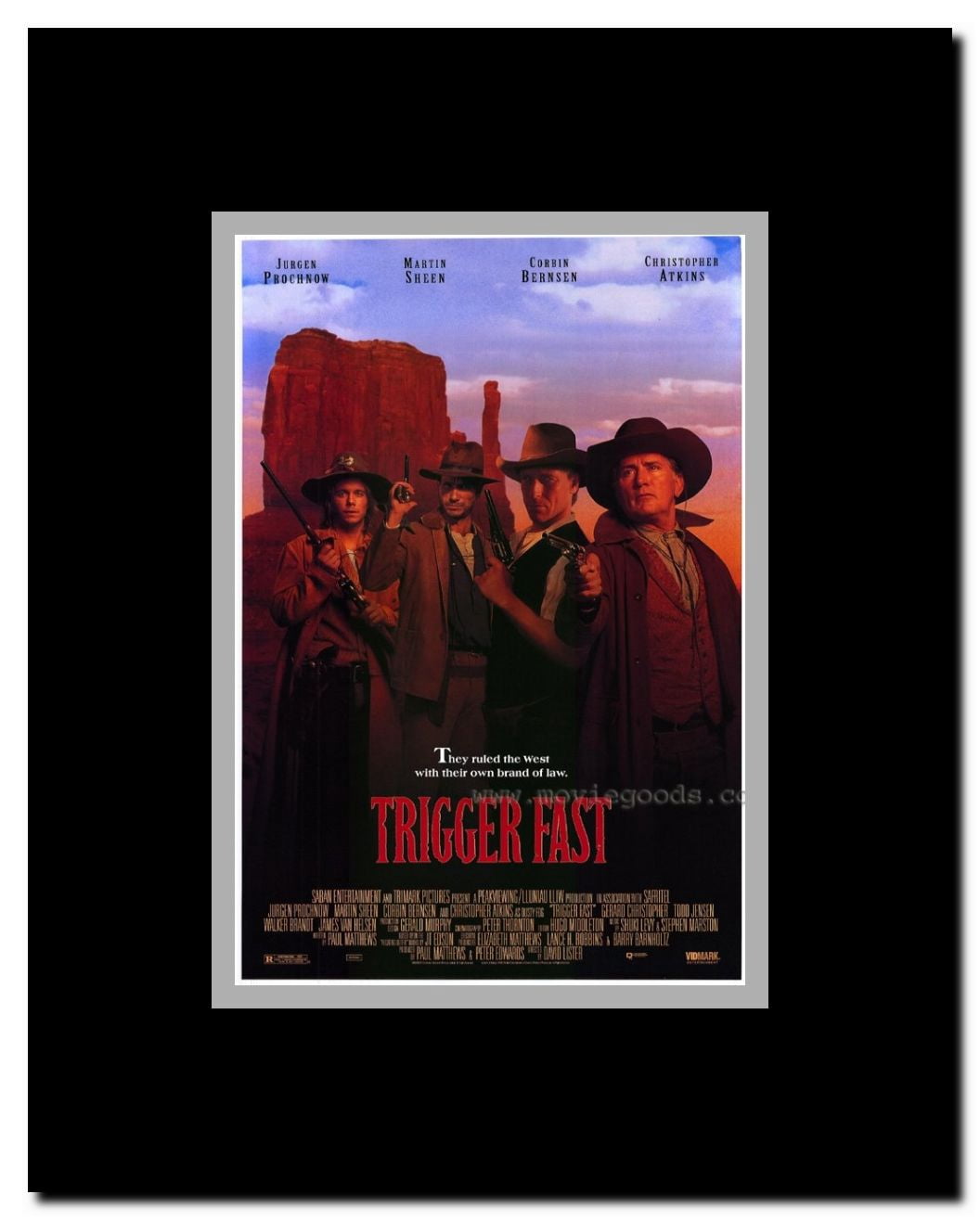 Trigger Fast Framed Movie Poster