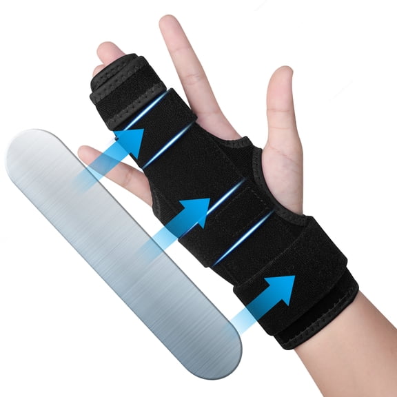 Trigger Finger Splint, Double Finger Brace for Index, Middle, Ring, Pinky Finger