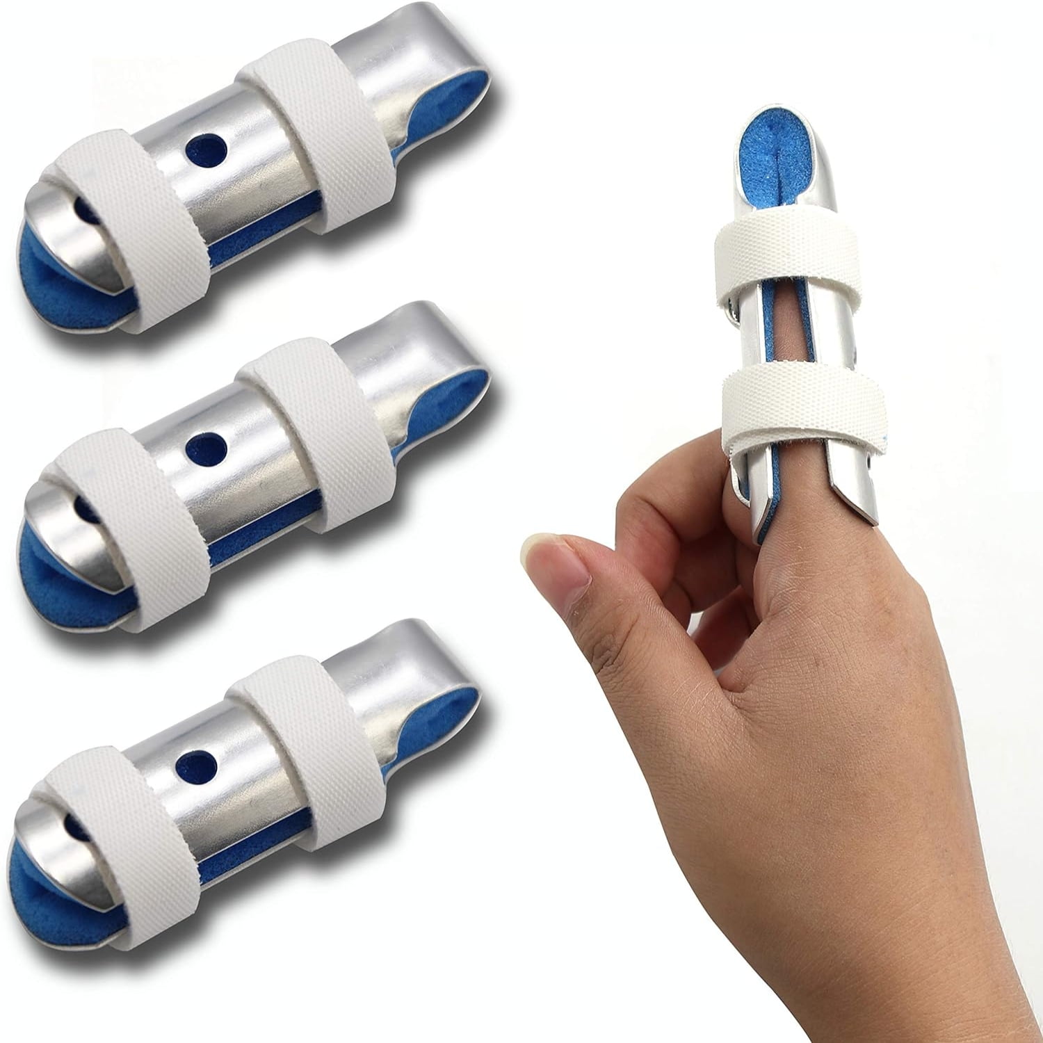Trigger Finger Splint Aluminum Thumb Splint Finger Support for Promote the Rehabilitation of