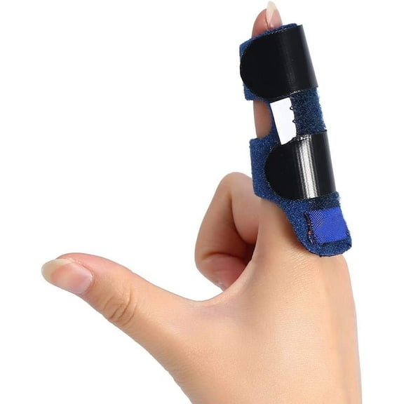 Trigger Finger Splint, Mallet Finger Brace, Adjustable Thumb Splint Support Malleable Metallic Hand Splint Finger Support Release Pain Relief Broken Finger