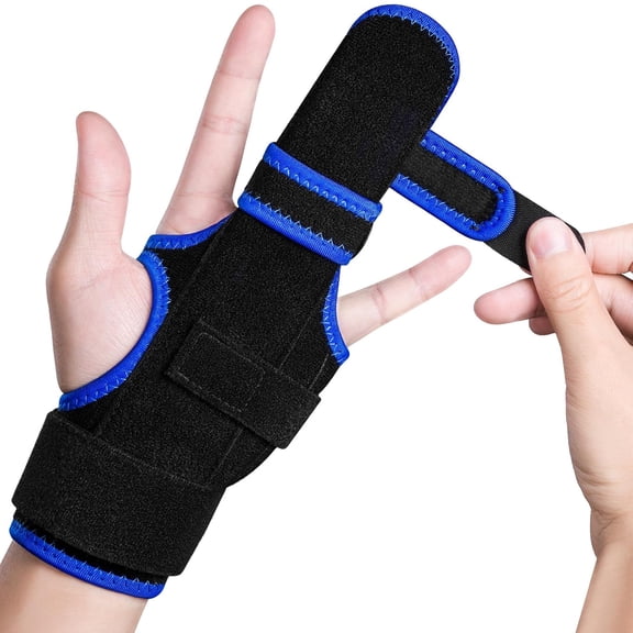 Trigger Finger Splint for Middle,Lndex,Little,Ring Finger | Hand Splint Brace with Finger Support,Treating Hand Fractures,Arthritis,Pain,Mallet,Metacarpal Fractures Left Right Hand