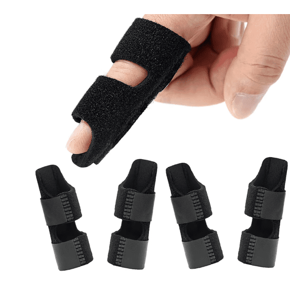 Trigger Finger Splints Finger Knuckle Immobilization Braces for Index, Middle, Ring Fingers, Adjustable Protection for Sprains, Swelling, Recovery (Multi-Pack)