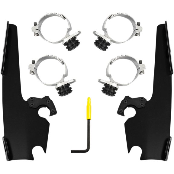 Trigger-Lock Mounting Kit (Black/Batwing Fairing) for 18-20 Harley FXLR1