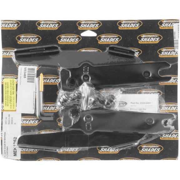 Trigger-Lock Mounting Kit (Black/Fats and Slim Windshields/Batwing Fairing Without Lightbar) Compatible with 88-17 Harley FLSTC