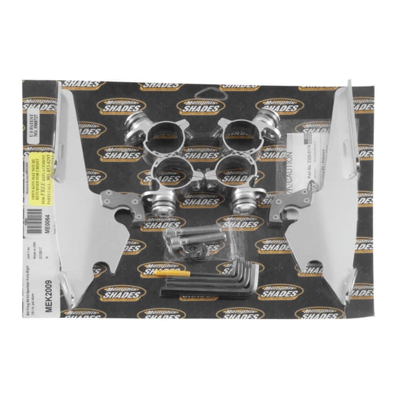Trigger-Lock Mounting Kit (Polished/Batwing Fairing) Compatible with 10-15 Harley XL1200X