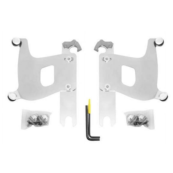 Trigger-Lock Mounting Kit (Polished/Bullet Fairing with Covered Forks) for 88-17 Harley FLSTC