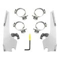 thumbnail image 1 of Trigger-Lock Mounting Kit (Polished/Fats and Slim Windshields) Compatible with 14-17 Harley FXDL, 1 of 1
