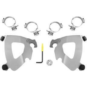 Trigger-Lock Mounting Kit (Polished/Gauntlet Fairing) Compatible with 14-17 Harley FXDL