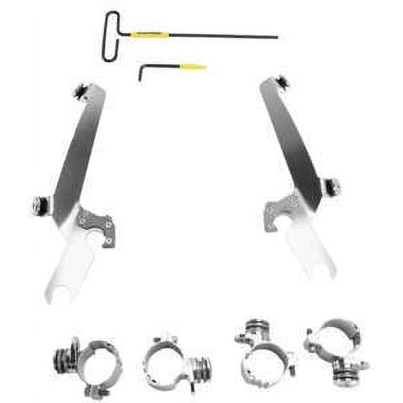 Trigger-Lock Mounting Kit (Polished/Sportshields) Compatible with 11-15 Harley XL883L2