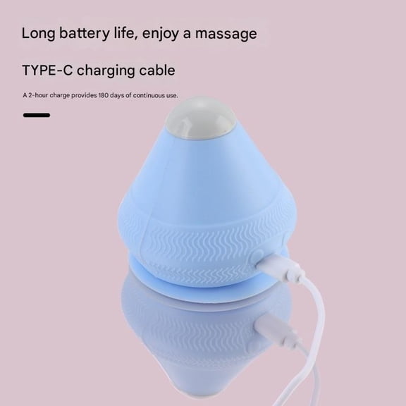 Trigger Point Ball with Suction Cup  Mountable Massage Ball for Self-Targeted Pressure, Muscle Knots & Myofascial Release (Purple)