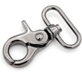 thumbnail image 1 of Trigger Snap Hook Metal Swivel Lobster Clasps Purse Bag Clips Quality Finish VTHO 2PCS (1 Inch, Gunmetal), 1 of 4