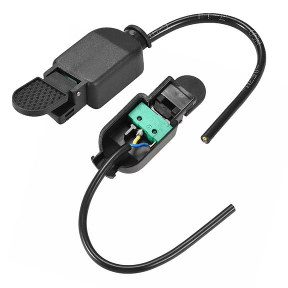 Trigger Switch Button for TIG Welding Torch and Plasma Cutting Torch 185mm Length, 250V AC / 5A Rated, Plastic Housing, Easy Install