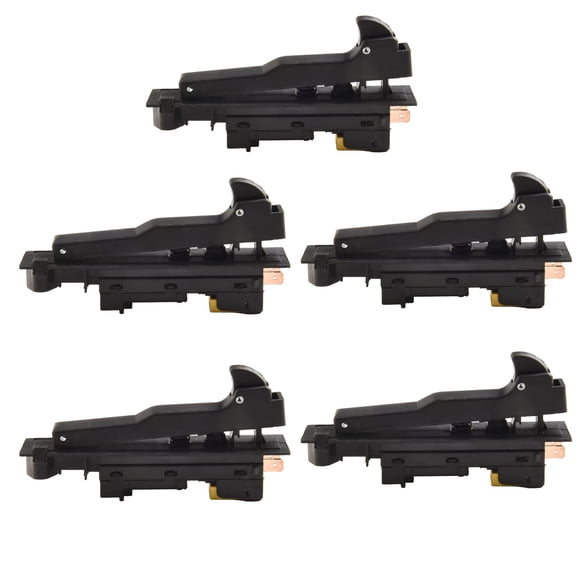Trigger Switch for GA9030 GA9020 G18SE3 Angle Grinder, Lock-On Button Replacement Part 127x31mm Plastic Fit 150 180 Models(5pcs)