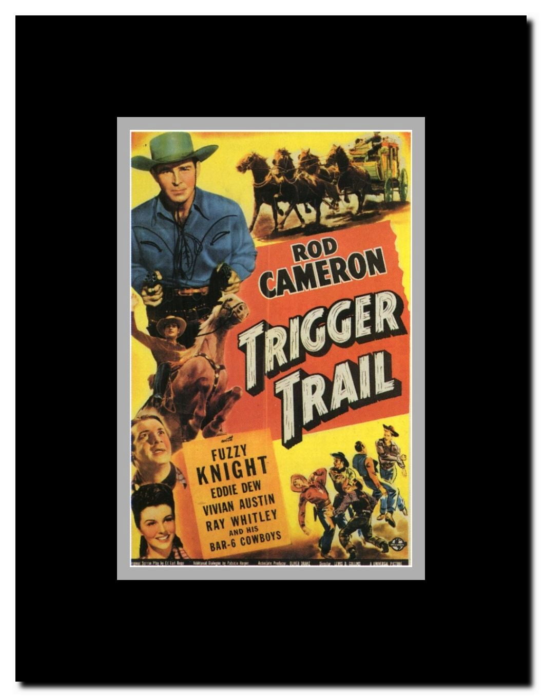 Trigger Trail Framed Movie Poster