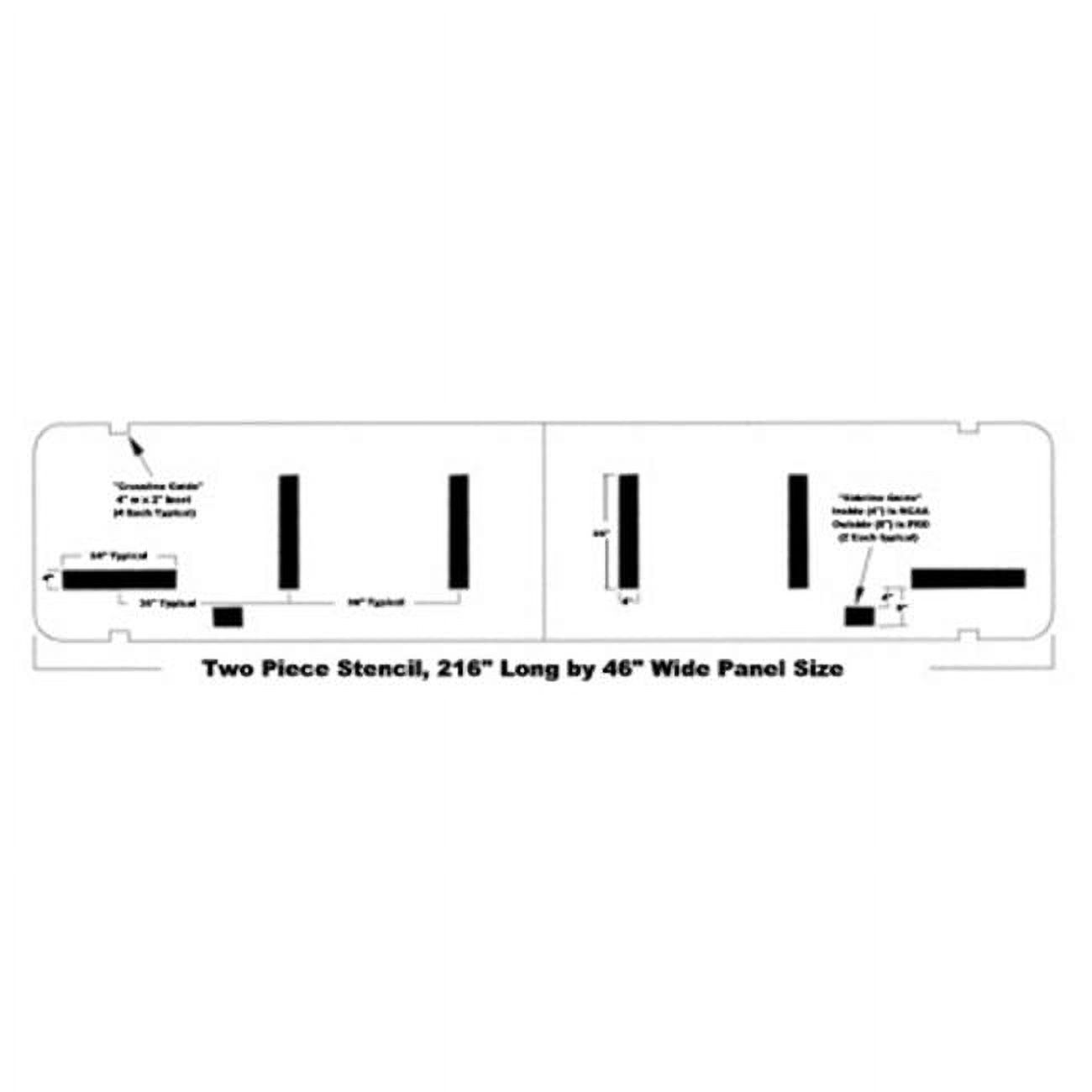 Trigon Sports FBHDNCAA NCAA Deluxe Hash Mark Stencil - Walmart.com