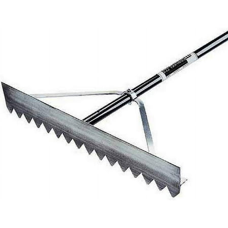 Trigon Sports Pro Turf Heavy Duty Lute Rake, Ergonomic Turf Rake with Lightweight Aluminium Handle, Landscaping Rake for Outdoors, Lawn .