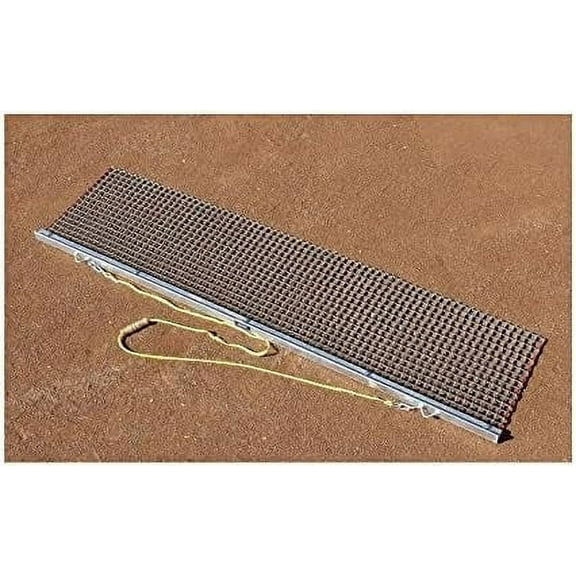 Trigon Sports Rigid Drag Mat with Drag Bar Attachment , Perfect For Grooming Of Softball & Baseball Fields. 35 lb .